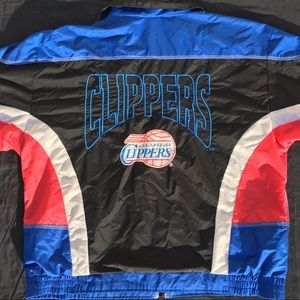 Vintage Nutmeg LA Clippers Windbreaker